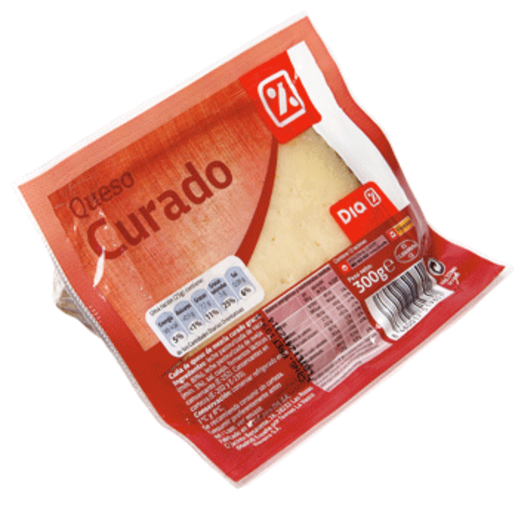 cuña de queso manchego de marca dia