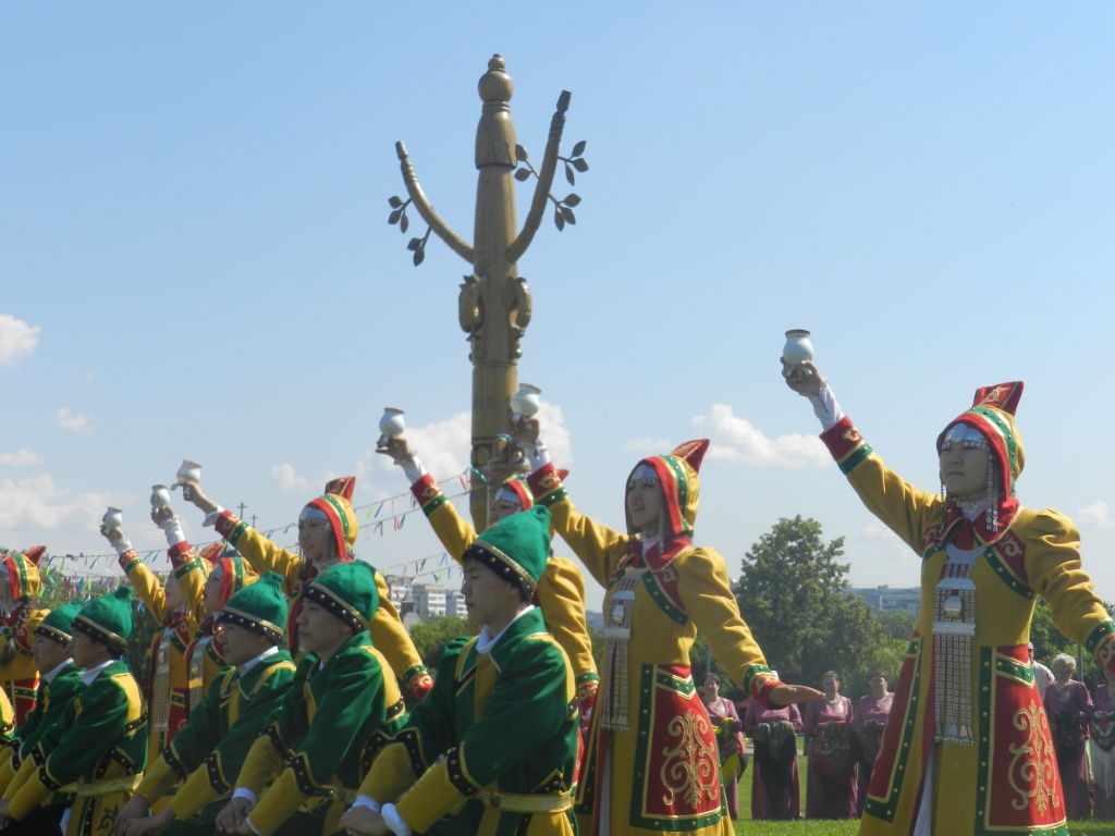 Якутский праздник ысыах рисунки