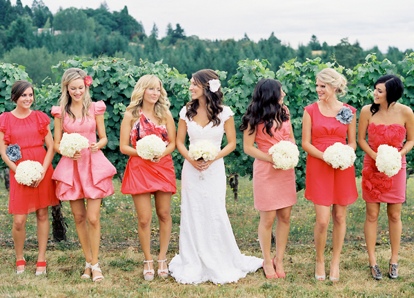 18+ Best Wedding Party Different Color Dresses
