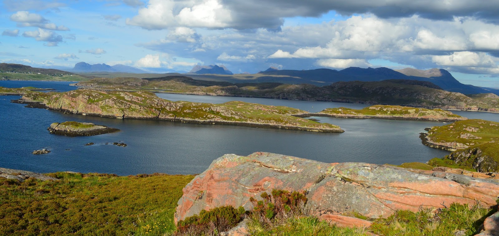 Mountain Coast River Achiltibuie June 2013 post 1 Oldany, Summer