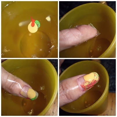 manicura marmoleada paso a paso