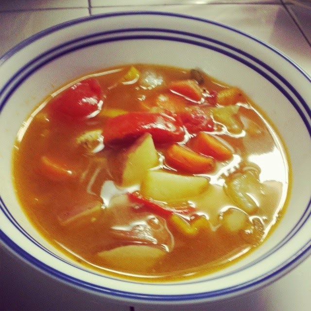 Finding Adventure with Ryan and Brandy Chicken and Vegetable Curry Soup