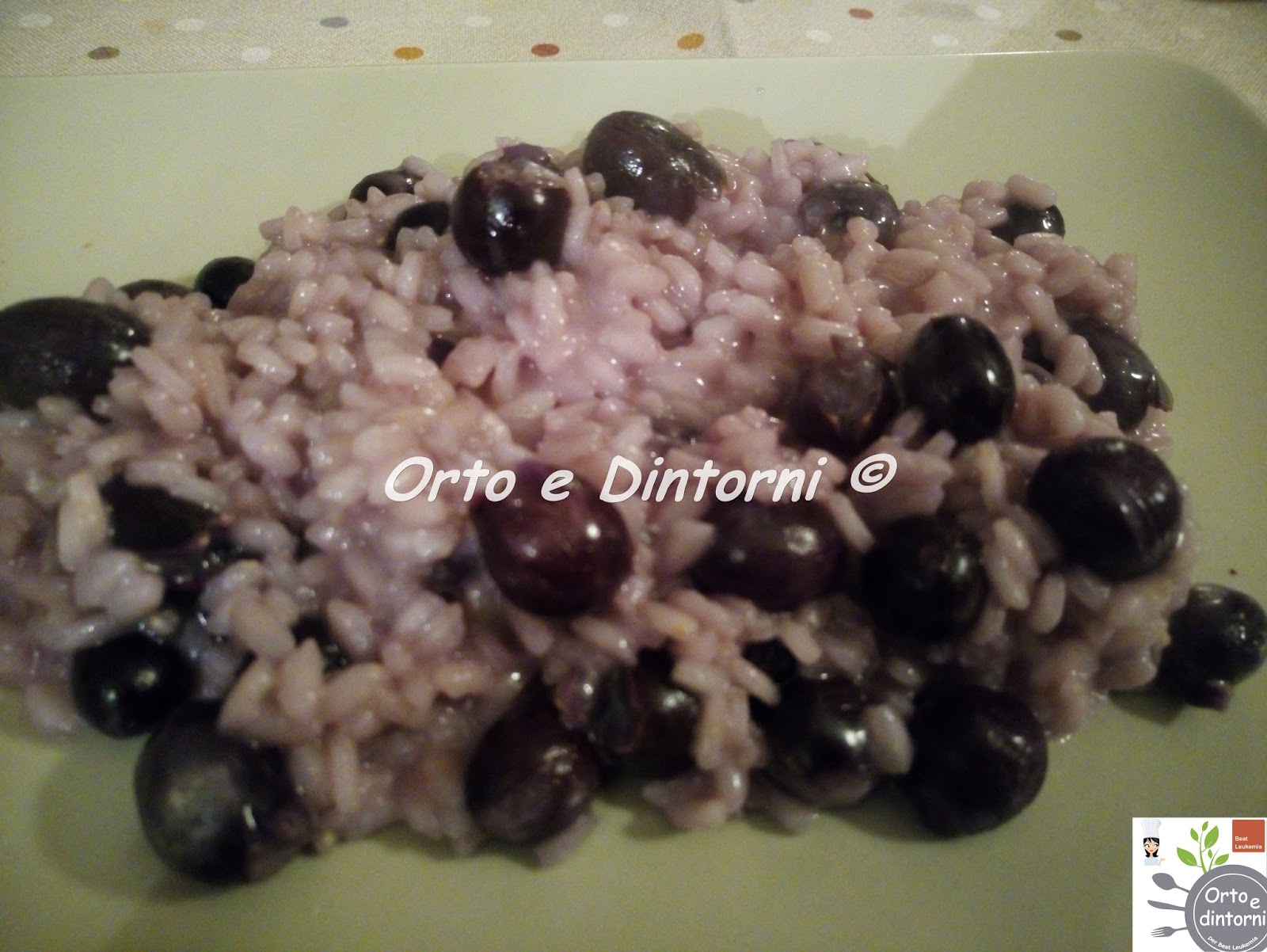 Orto e Dintorni Risotto all'uva nera