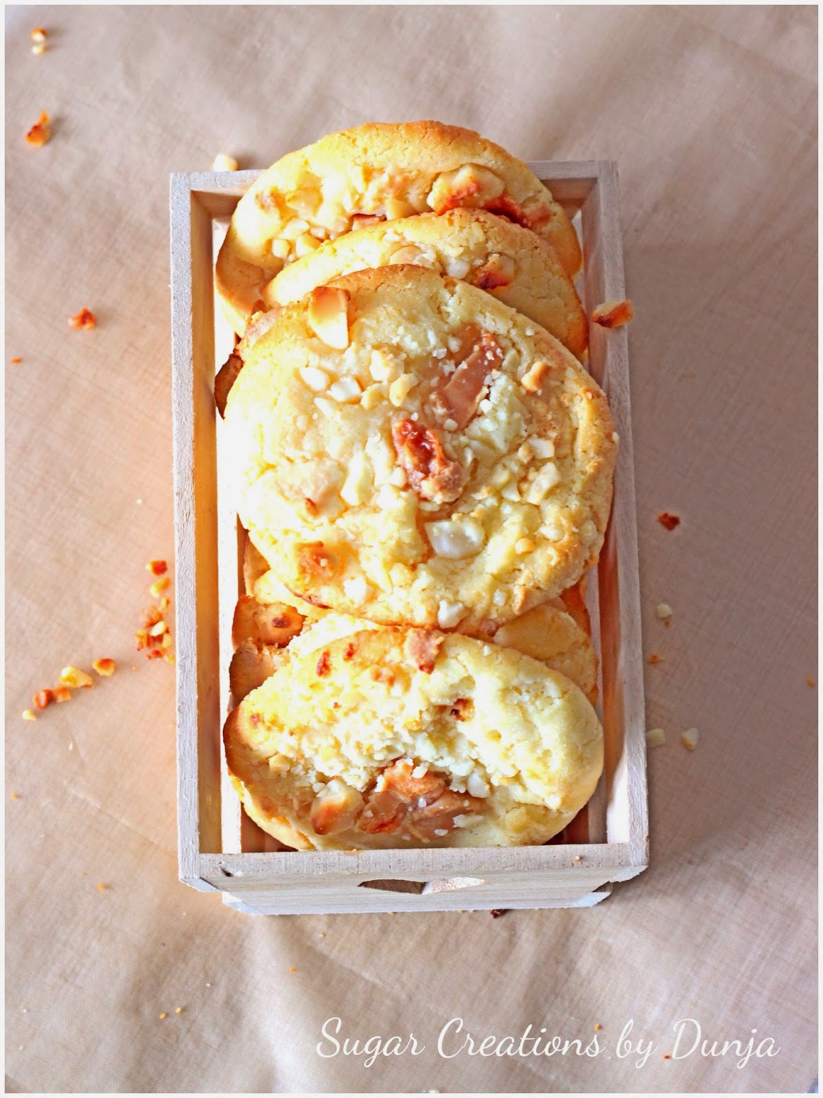 Sugar Creations by Dunja: Macadamia-Karamell-Cookies