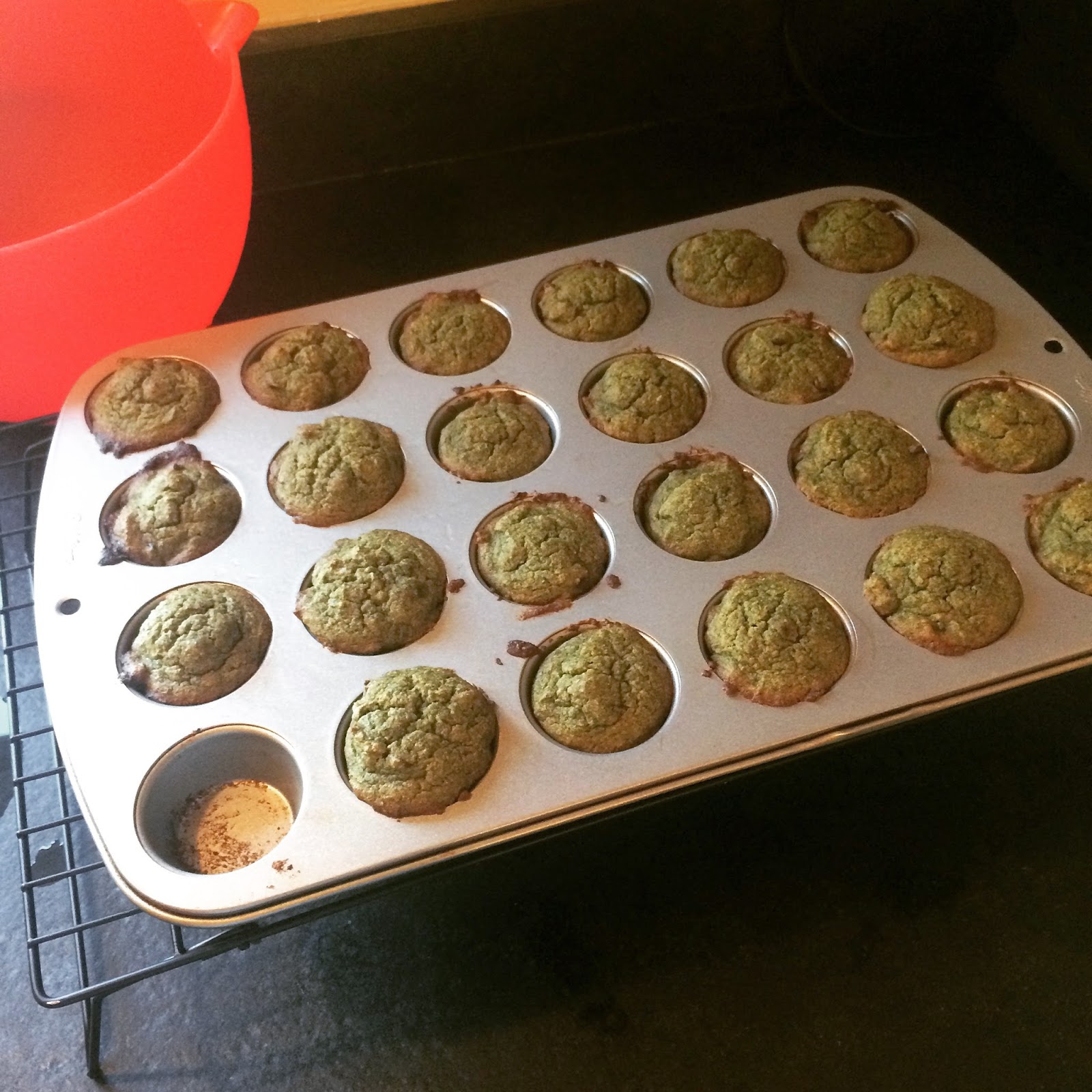 Vegan Spinach Chocolate Chip Muffins Fab Fit FunJen