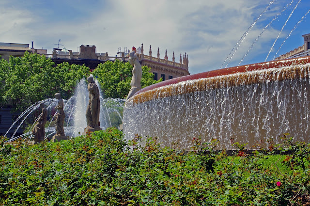 Fountain Barcelona Spain Fountain Barcelona Spain