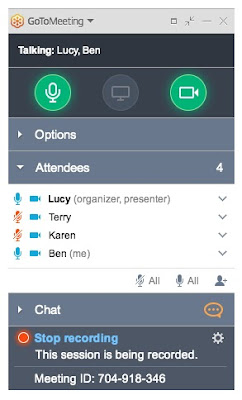 GoToMeetine app (New look control panel)