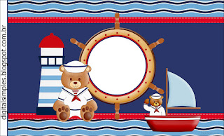 Nice Sailor Bear: Free Printable Candy Bar Labels. Nice Sailor Bear Free Printable Labels.