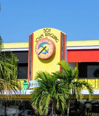 Art Deco building in St. Armand's Circle in Sarasota, Florida