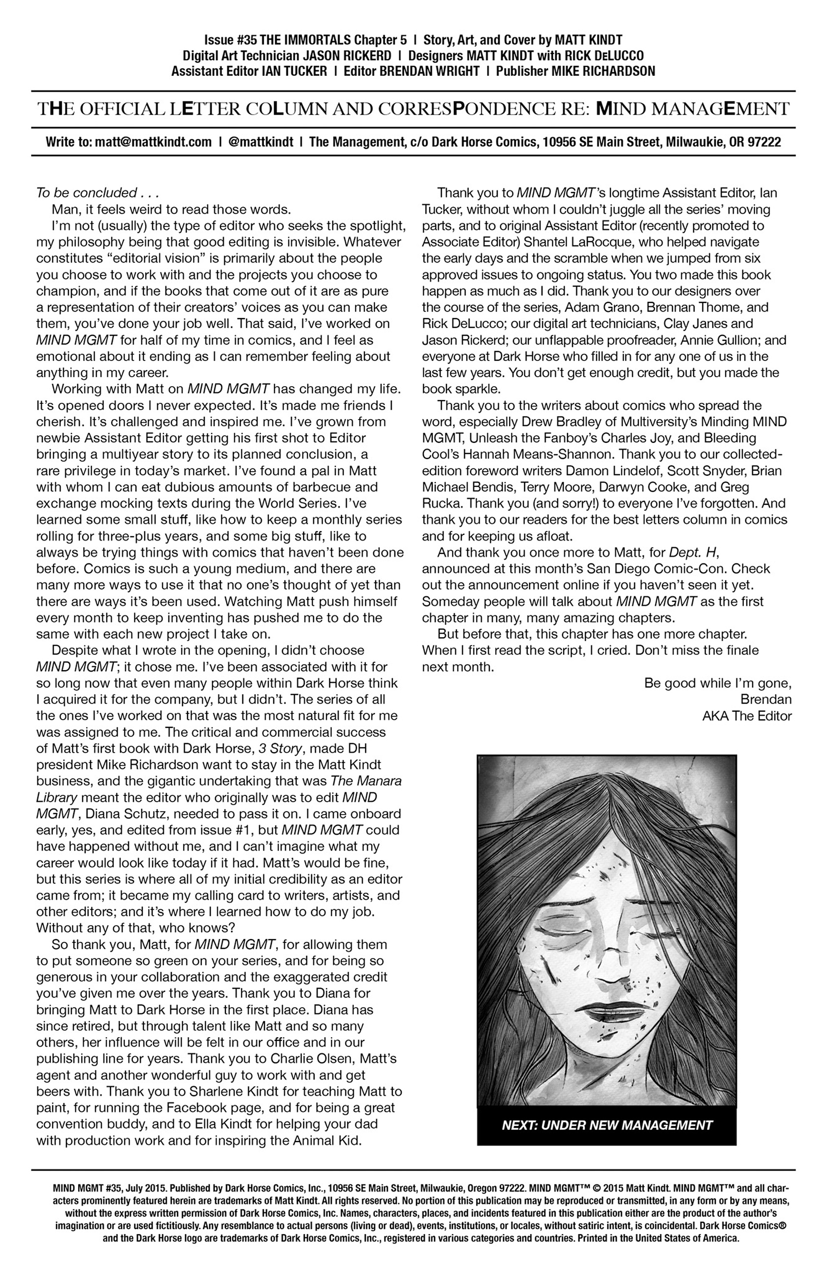 Read online MIND MGMT comic -  Issue #35 - 34