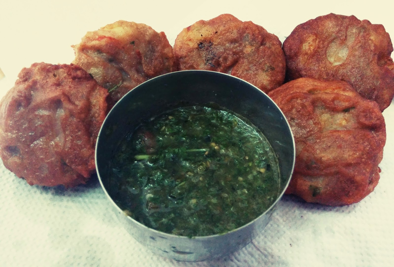 Noopur's Kitchen kuttu and aloo tikki with green chutney (fasting special)