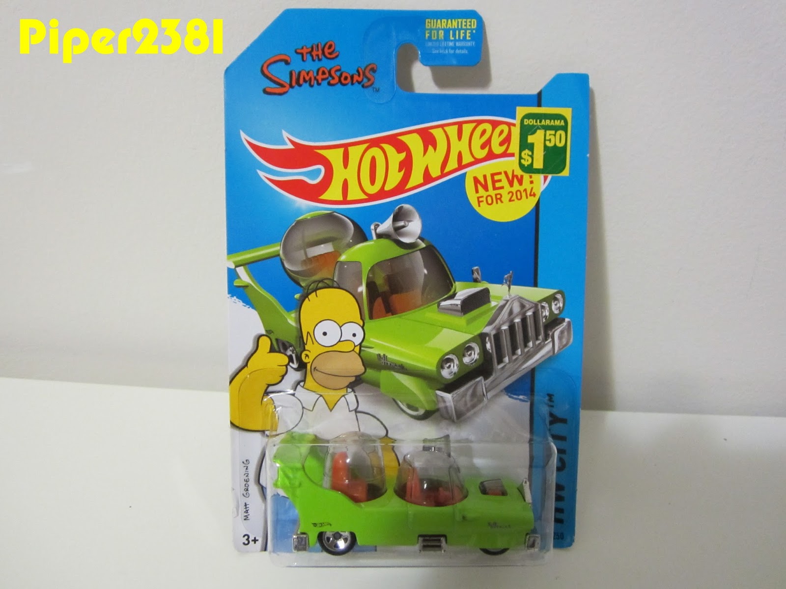 Piper2381 The Homer Hot Wheels Toy Car