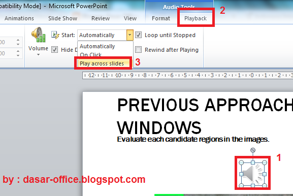 Cara Menciptakan Background Music Dan Mengulang Secara Otomatis Di Powerpoint Belajar Power Point