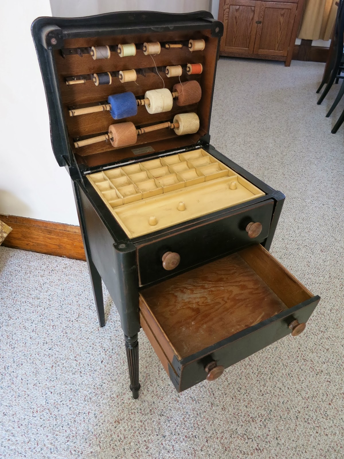 Front Porch Indiana Antiques Ping On The Square The Cabinet Was Made By Caswell Runyan Co In Huntington Indiana Which Operation Between 1907 And 1956