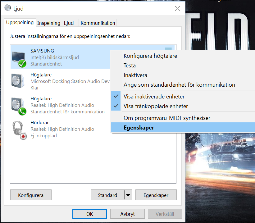 Mathiaswestin Solution To Sound Problem On Hdmi Tv After Upgrade To Windows 10 On Surface Pro 3