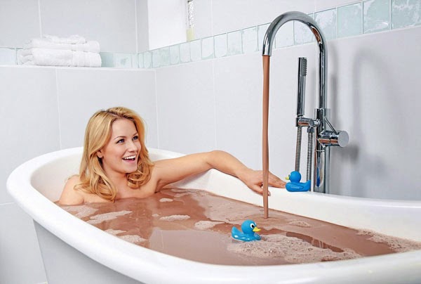 Βρύση που... τρέχει σοκολάτα γάλακτος