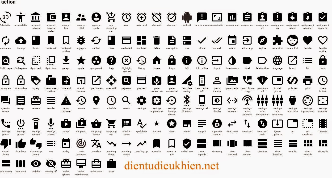 Bộ Icon park chuẩn cho các lập trình viên hệ thống « dientublog