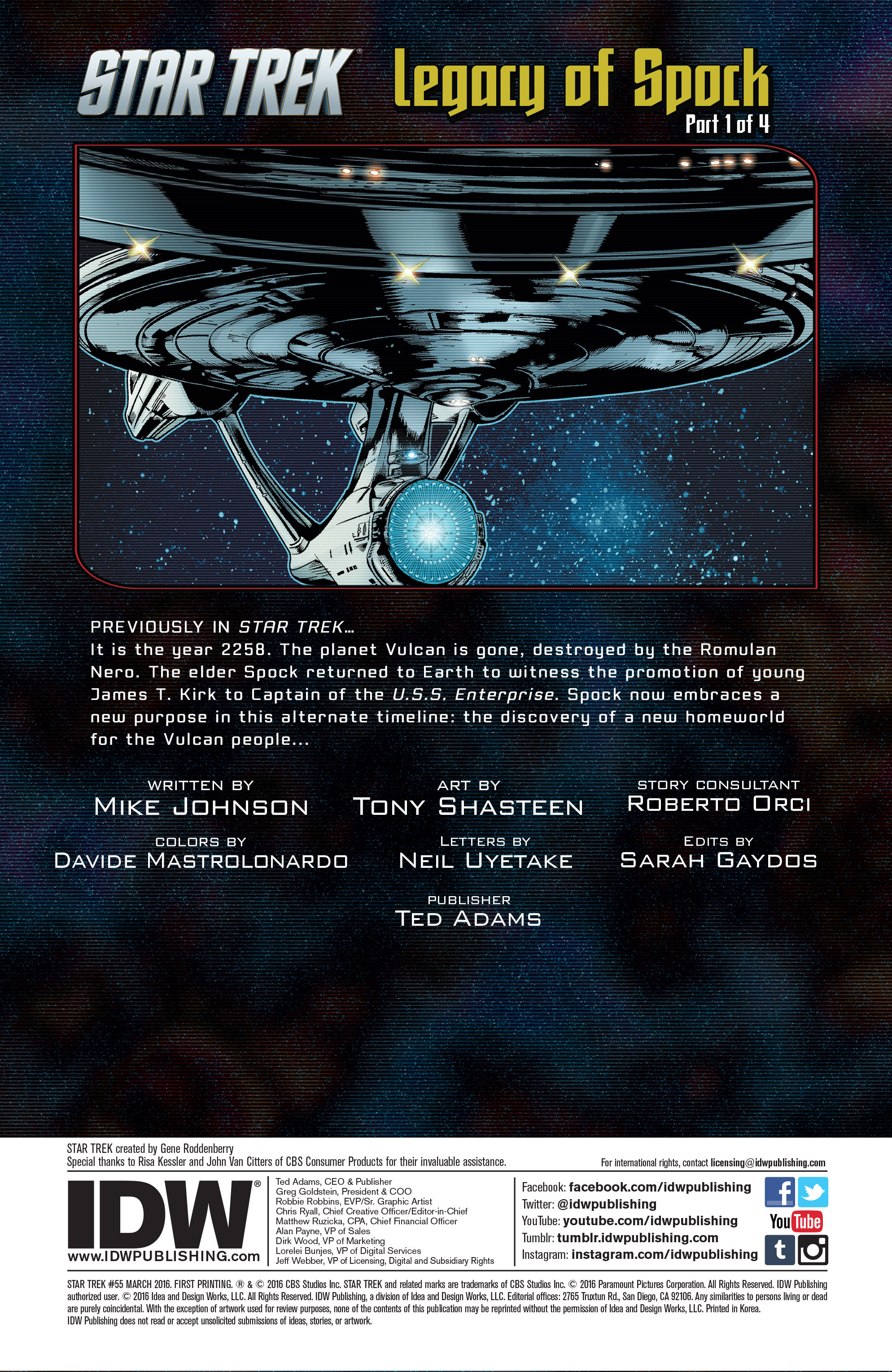 Read online Star Trek (2011) comic -  Issue #55 - 2