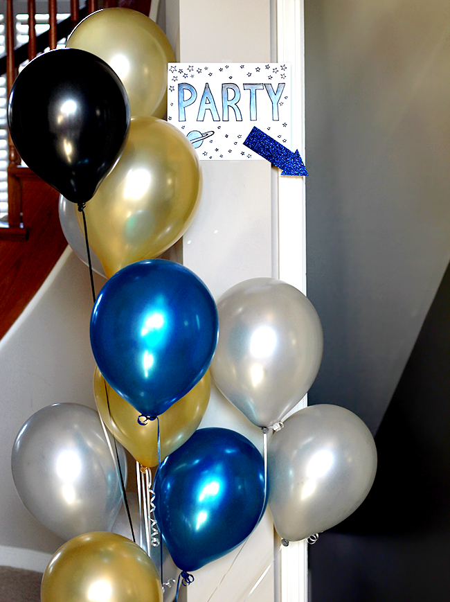 A Space Themed First Birthday Party (Bubby and Bean)