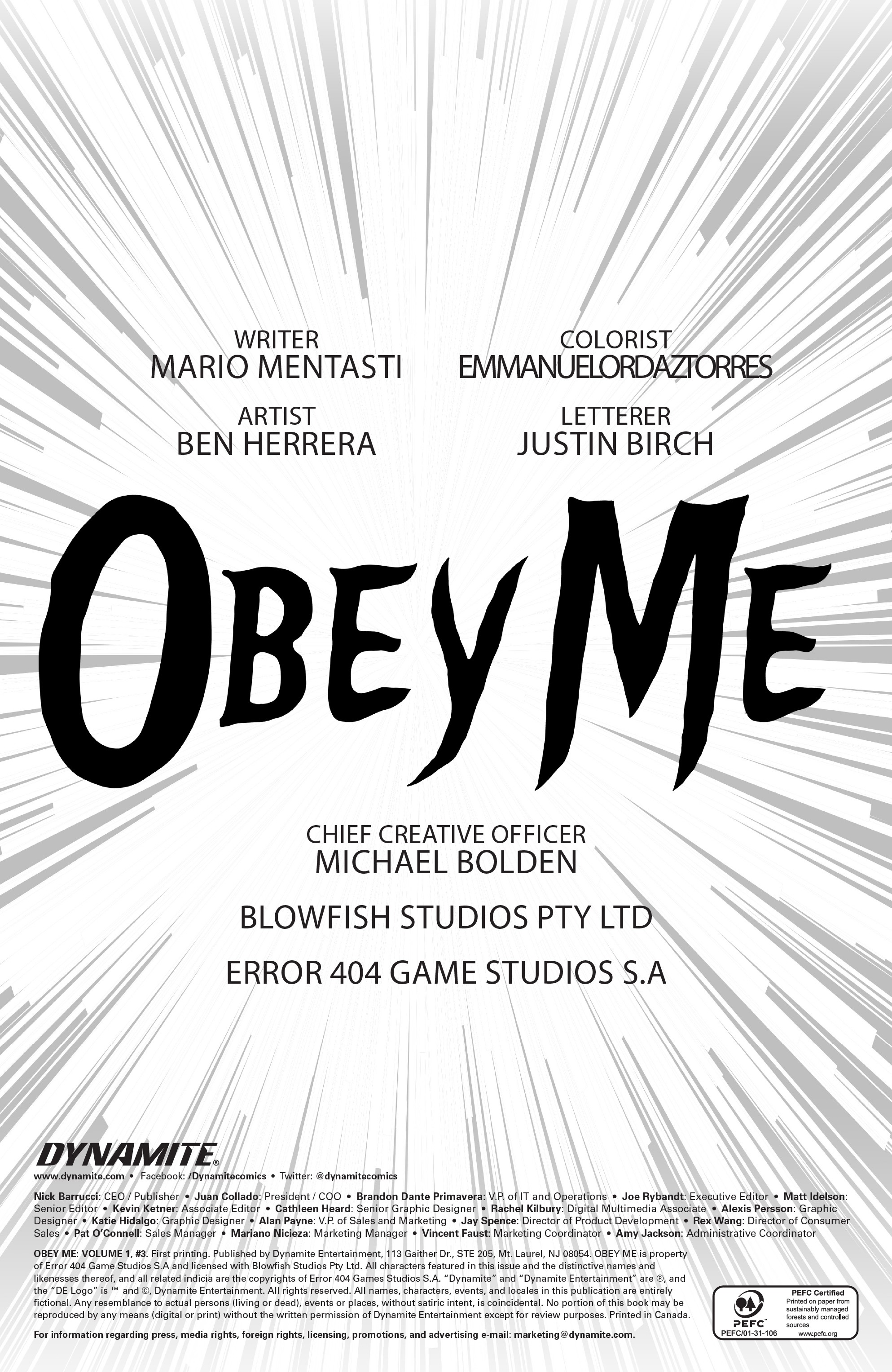 Read online Obey Me comic -  Issue #3 - 2
