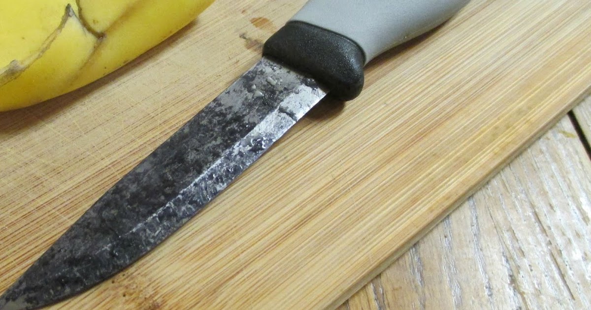 Free Life Tips HOW TO REMOVE BANANA SAP STAINS FROM KNIFE