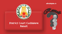 District Court Cuddalore Office Assistant Result