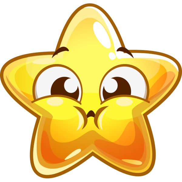 Star Holds Breath Symbols & Emoticons