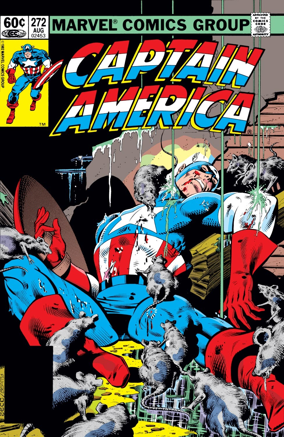 Read online Captain America (1968) comic -  Issue #272 - 1