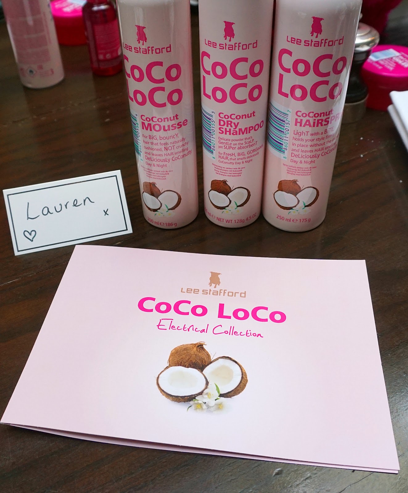 Journey of a PR girl Coco Loco by Lee Stafford!