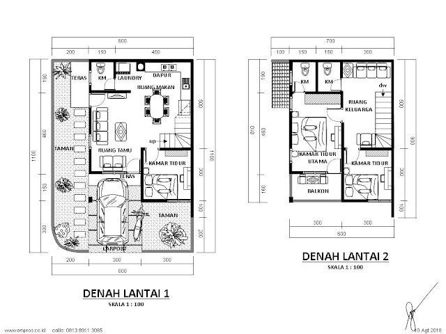 Empros Kontraktor Jasa Gambar Denah Gambar Fasad Gambar