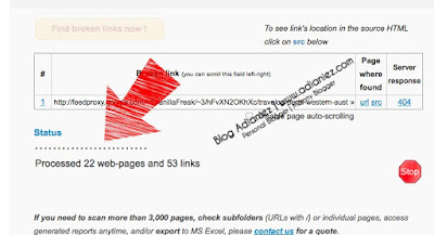 Bekerja Keras Dengan Broken Link Checker | Pencarian Bad Link / Dead Link !