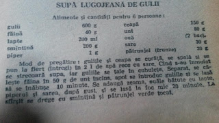 Supă Lugojană de gulii