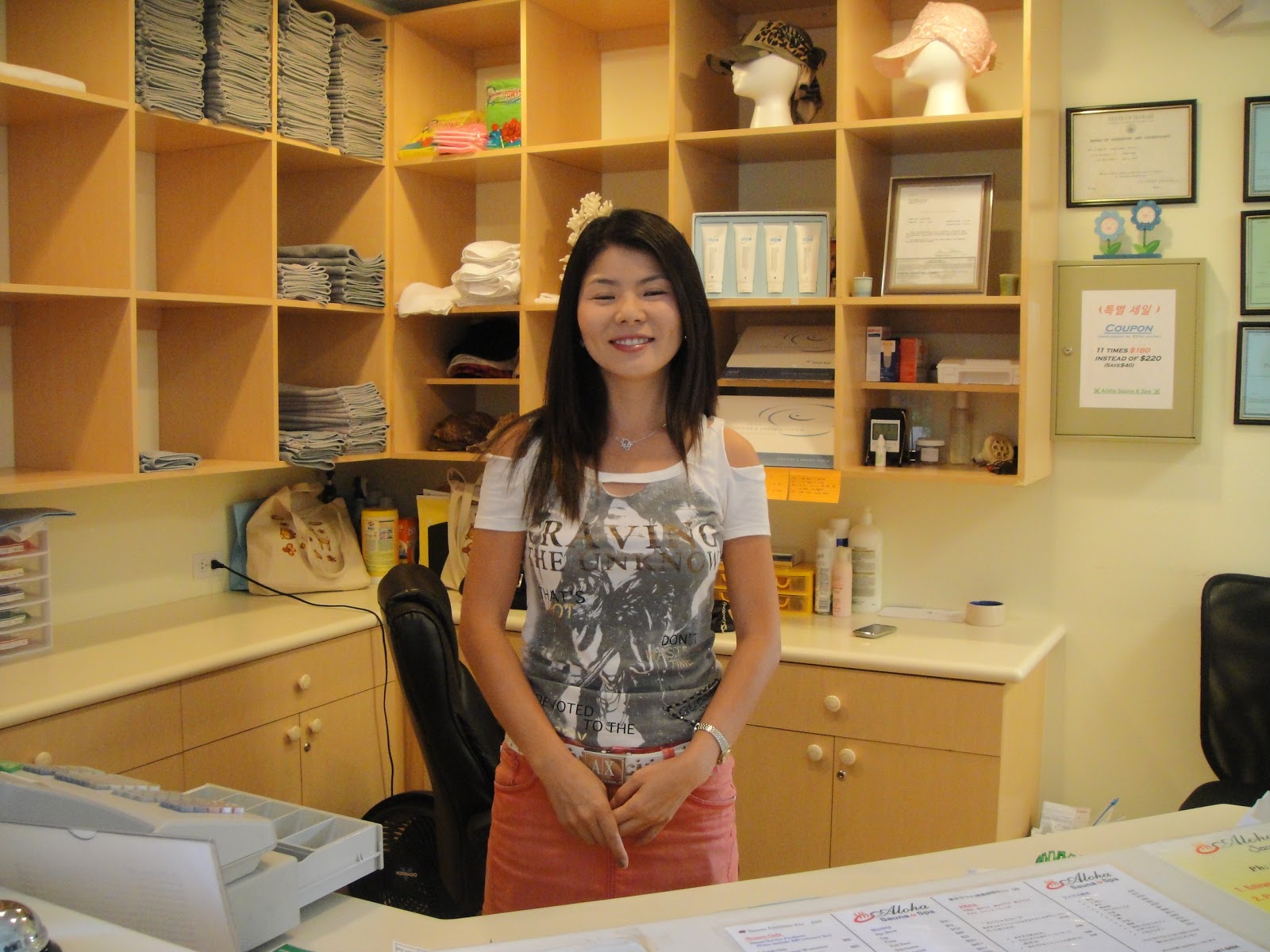 ReikoAloha Body Scrub in 'Oahu Aloha Sauna Spa! オアフ島でアカスリの巻