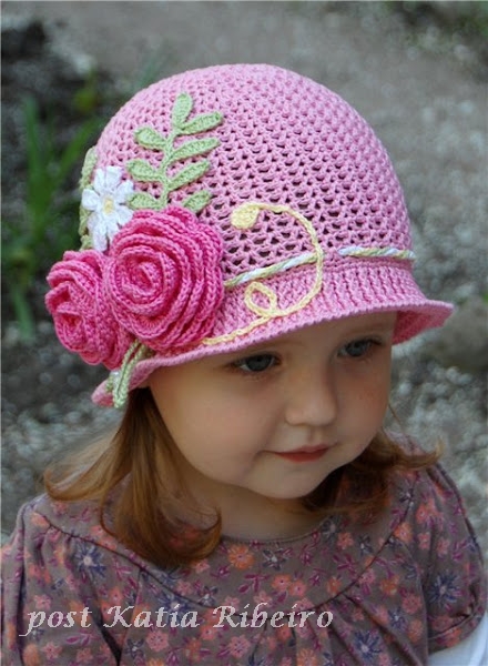 Chapéu infantil em crochê Clearance