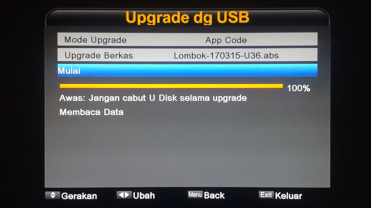 Cara Upgrade Receiver MMP Lombok v4 SW Terbaru