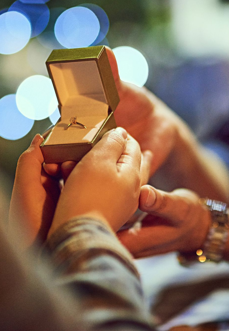 When they're least expecting it. Valentine's Day Proposal Ideas That Are Anything But Cliché