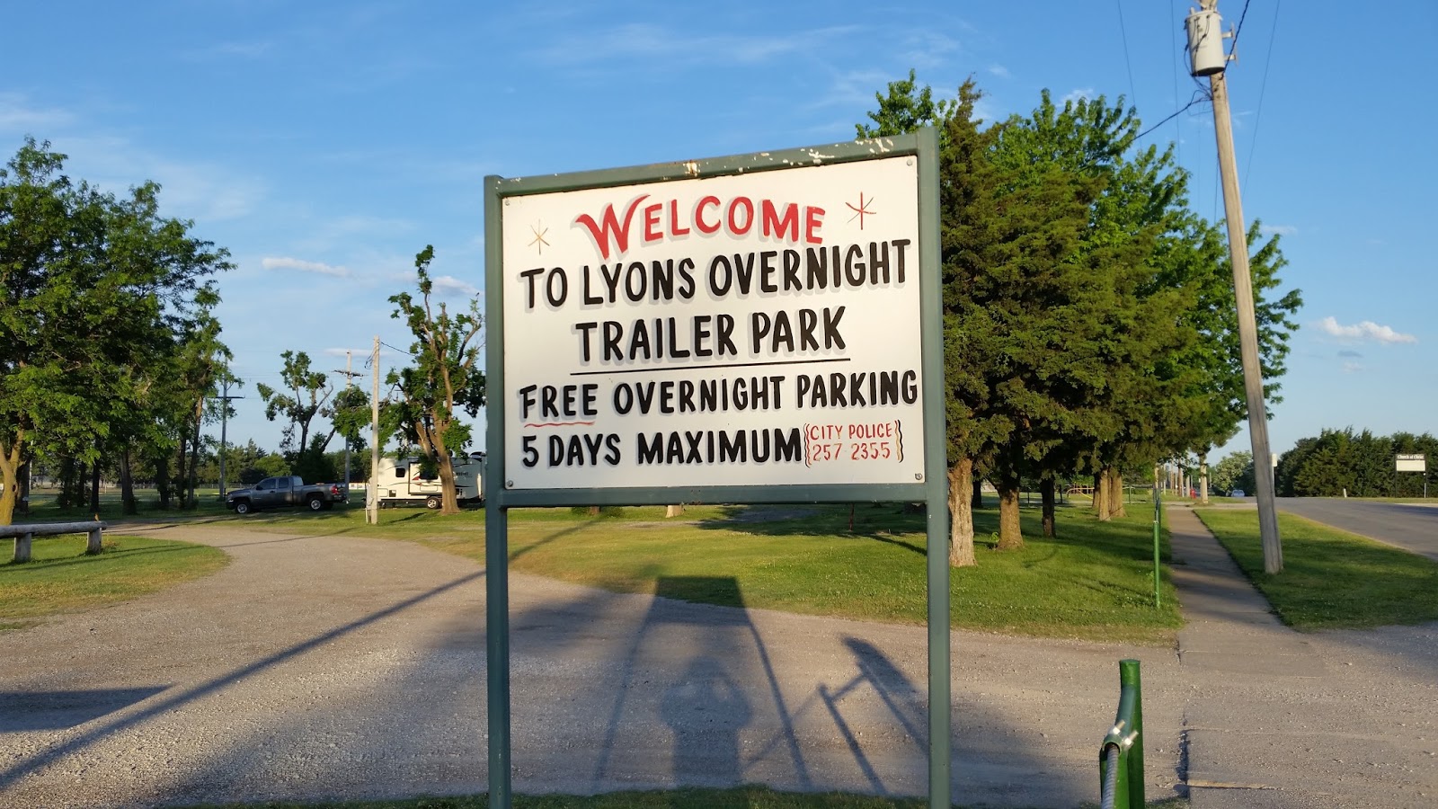 Technically Homeless Campground Review Lyons City Overnight Trailer