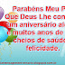 Mensagem de Aniversário para meu Pai