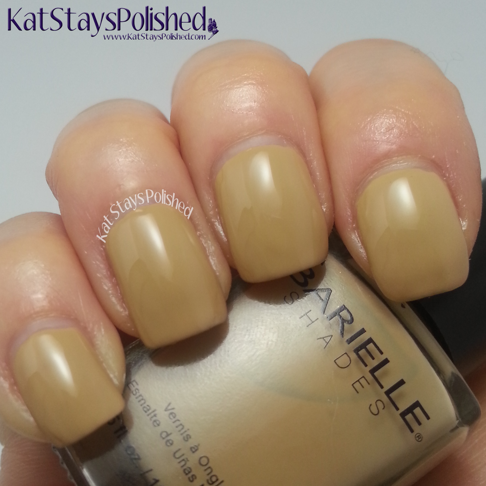 Barielle Spring Velvets 2014 - My Tan Blazer | Kat Stays Polished