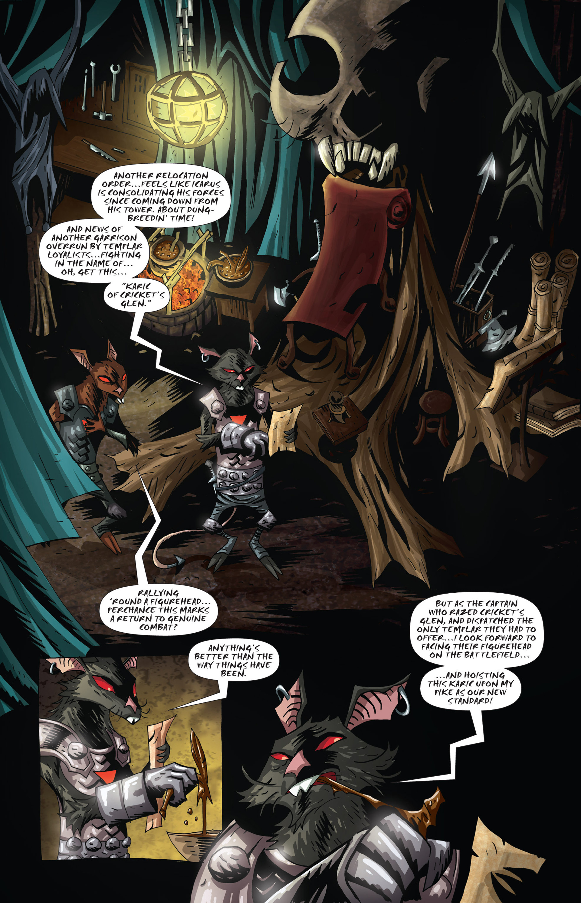 Read online The Mice Templar Volume 4: Legend comic -  Issue #4 - 12