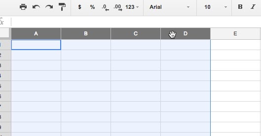 Google Sheets - Alternating Colors