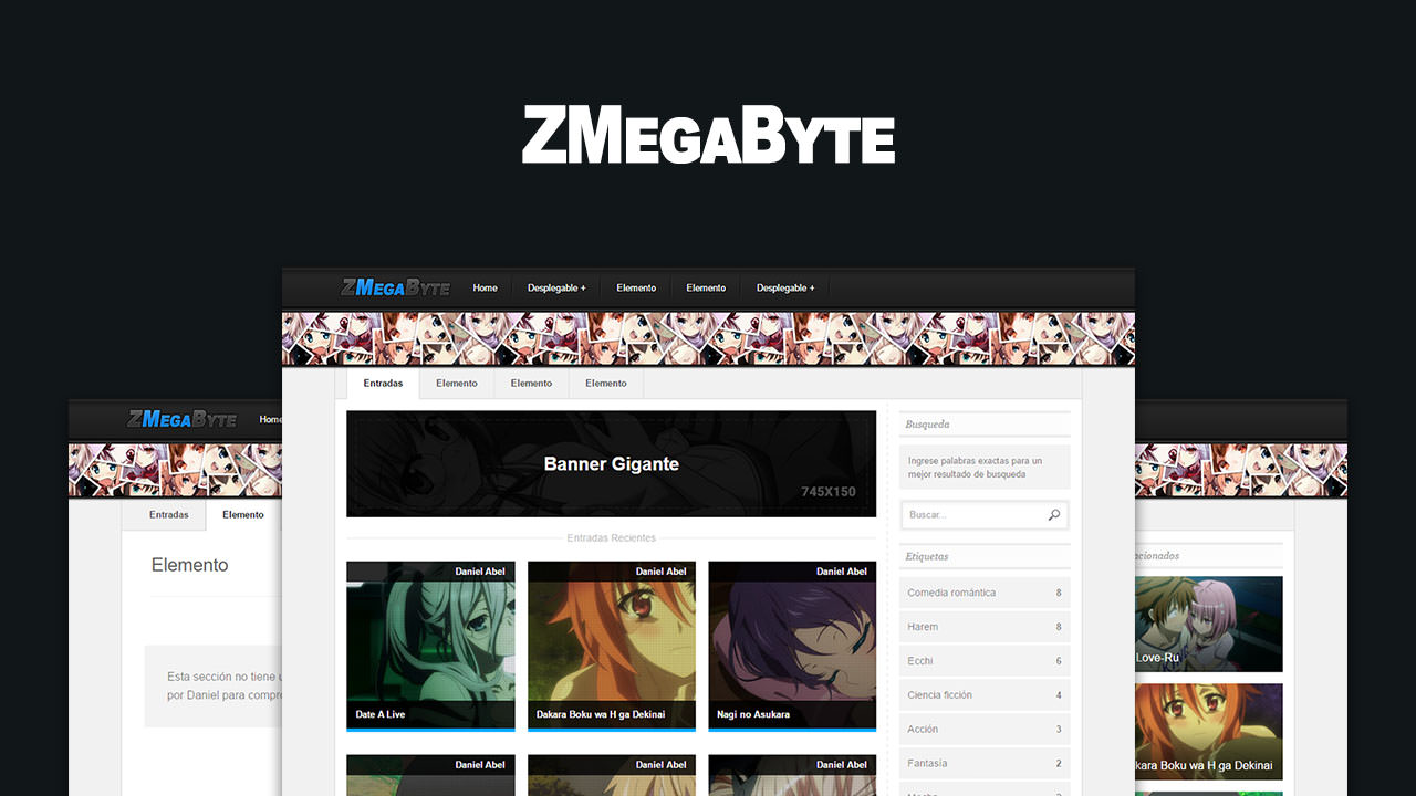 HENTAI GRATIS! Zmegabyte-plantilla-anime-blogger-gratis