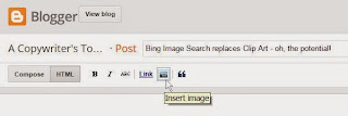 Screenshot - insert image, Blogger