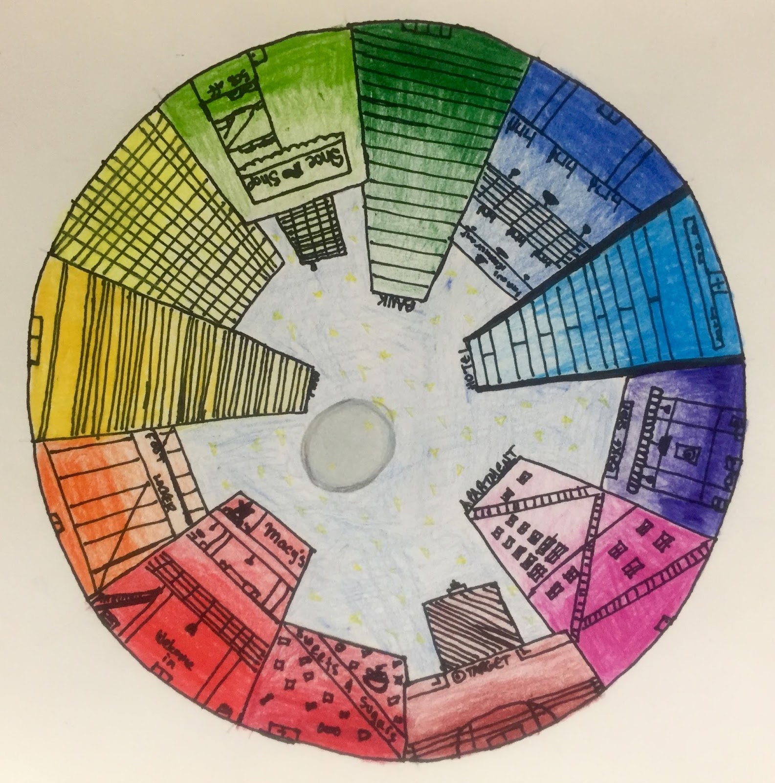 Kids Art Market: Color Wheel Perspective