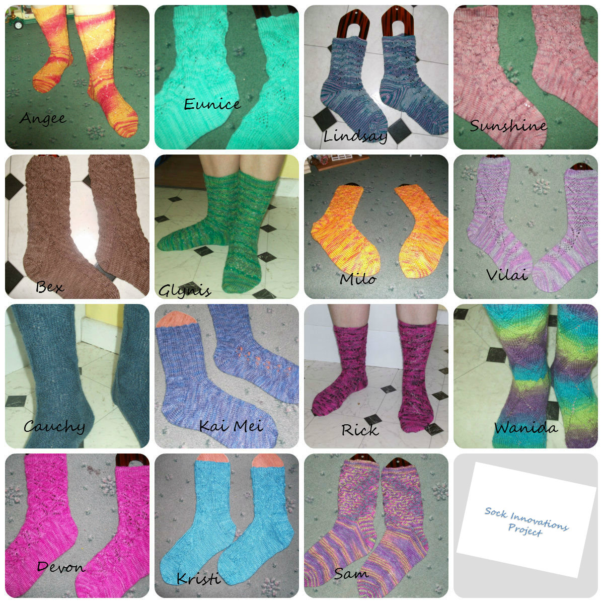 100 Pairs of Socks Sock Innovations Project