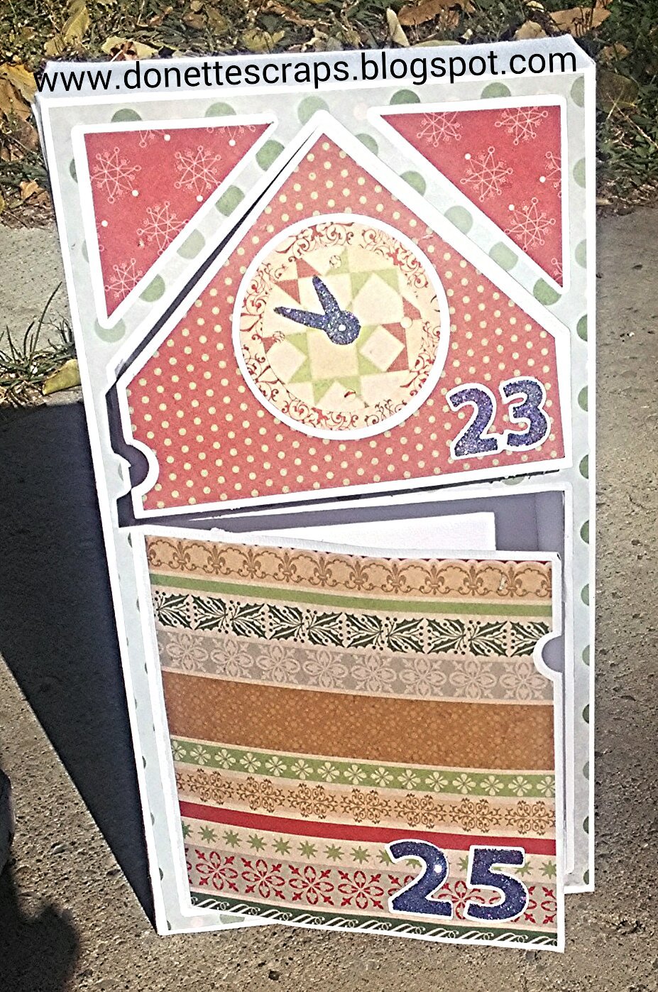 Scraps Santa's Village Advent Calendar by SVG