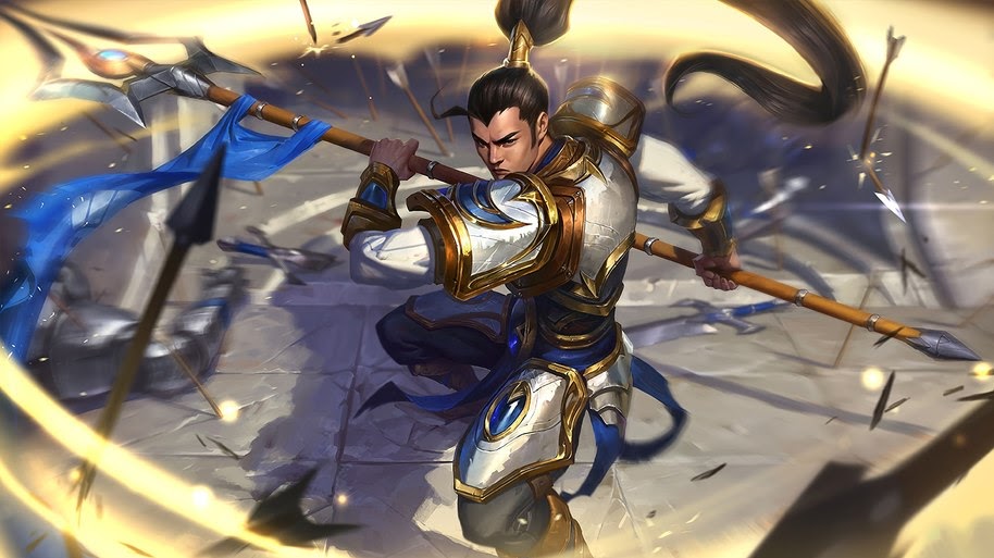 Xin Zhao, LoL, Splash Art, 4K, #345 Wallpaper