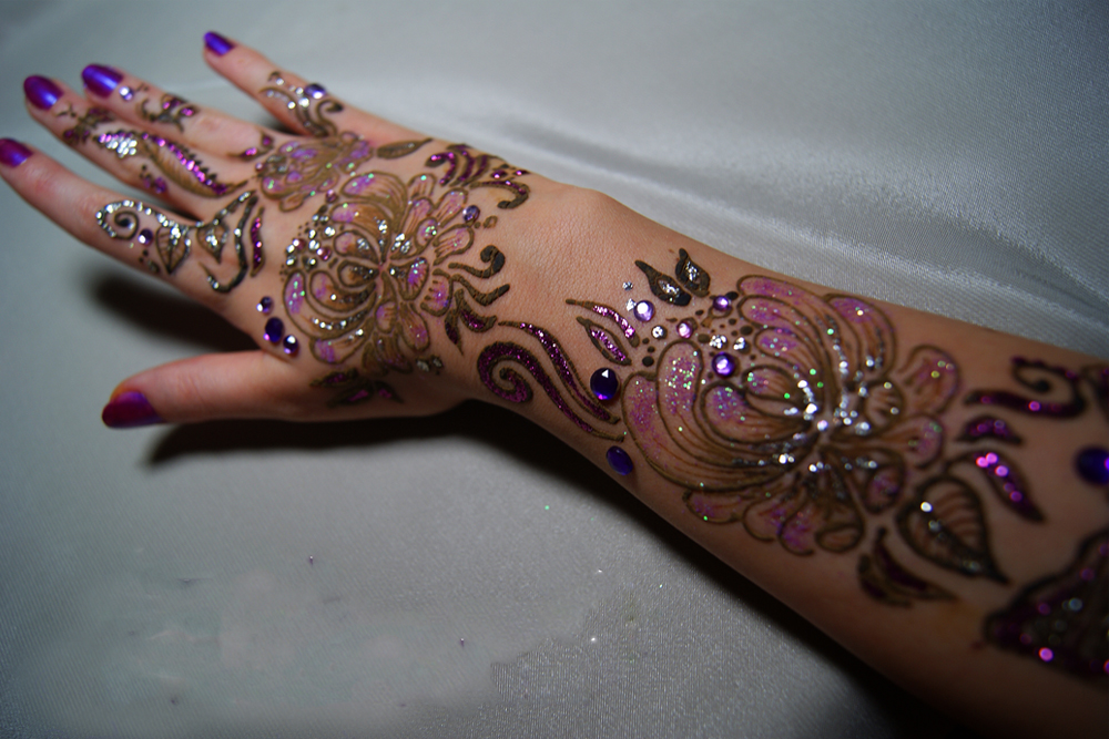 Cara Memakai Henna Glitter Di Tangan Agar Tahan Lama Henna