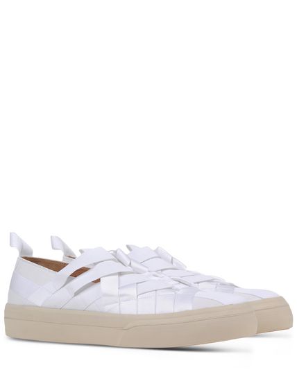 White-Strapped: Dries Van Noten Low-Top Trainers | SHOEOGRAPHY