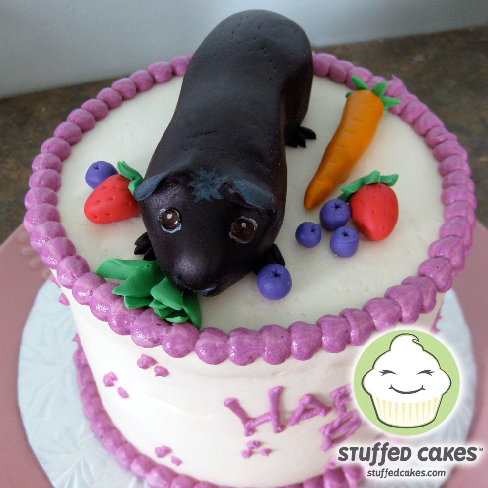 Stuffed Cakes Guinea Pig Birthday Cake